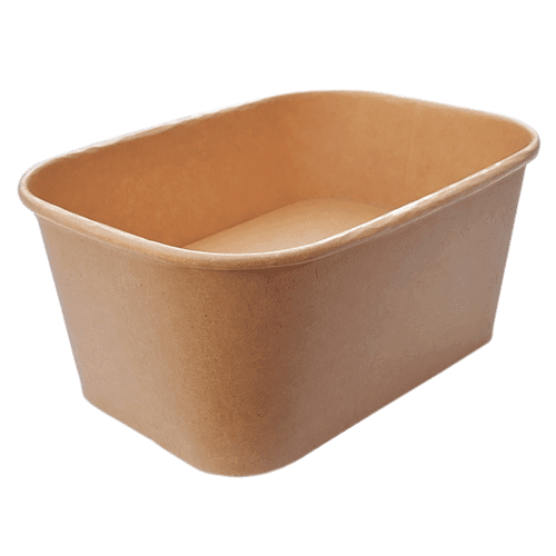 Rectangular Kraft Bowl - Pack of 300