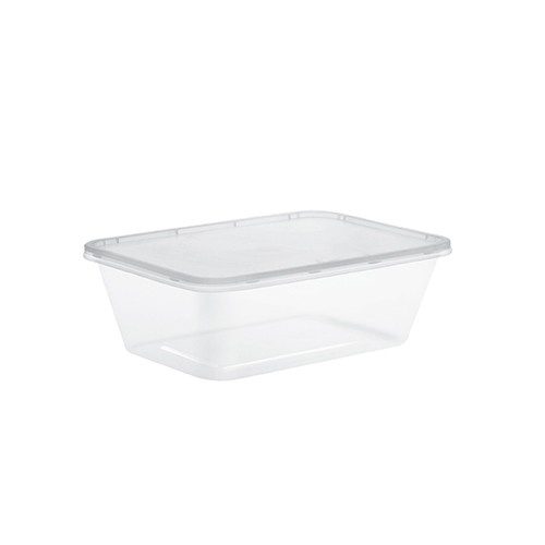 HD Clear Container With Lid - Box of 250