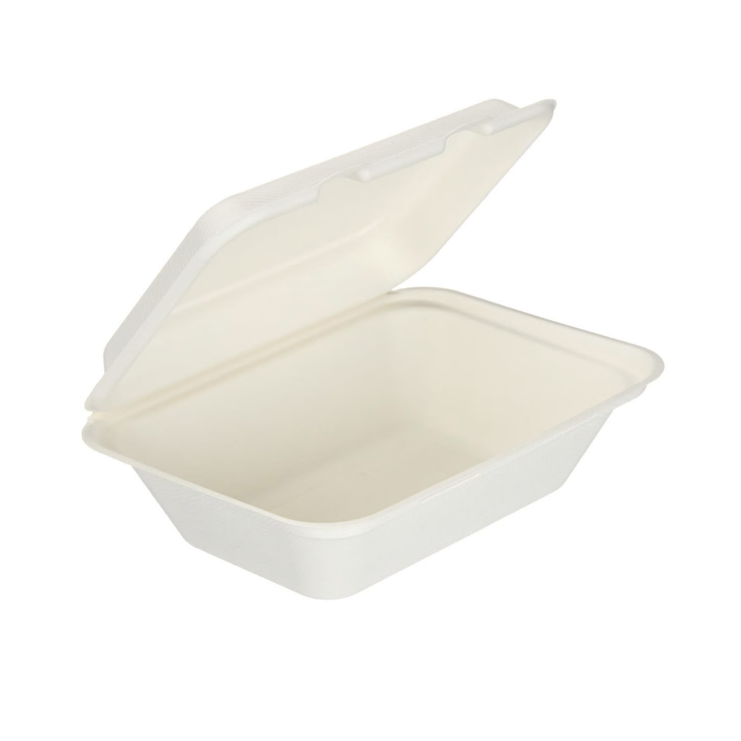 Rectangle Bagasse Clamshells
