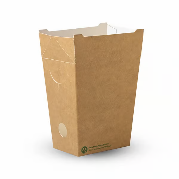 Compostable Enclosed Chip Cups - Pack of 800