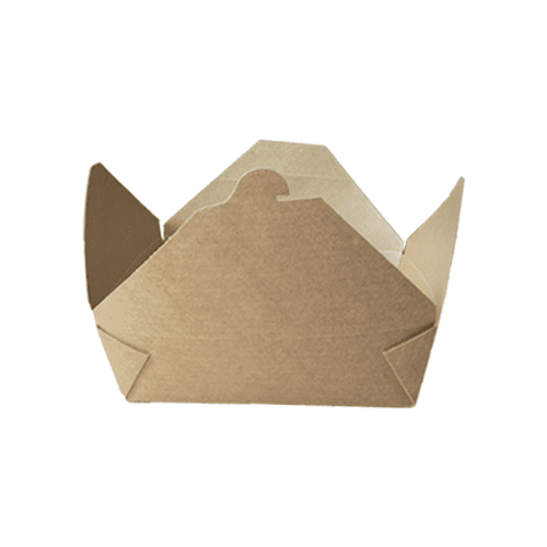 Recyclable Kraft Brown Takeaway Box