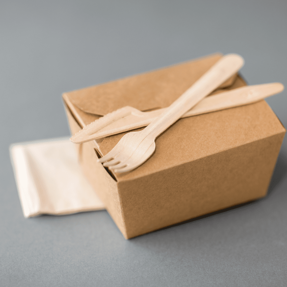 Compostable Kraft Brown Takeaway Box