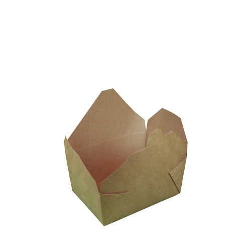 No11 Kraft Brown Compostable Leakproof Container - Box of 1000