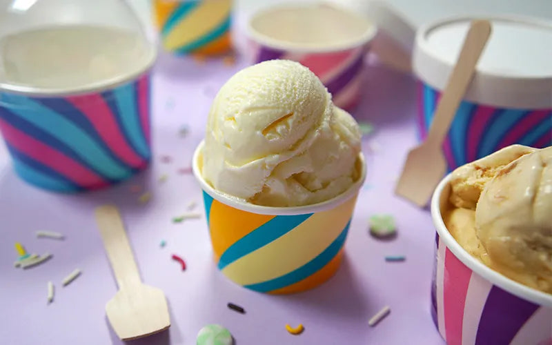 Colourful Ice Cream Tubs - Pack of 500