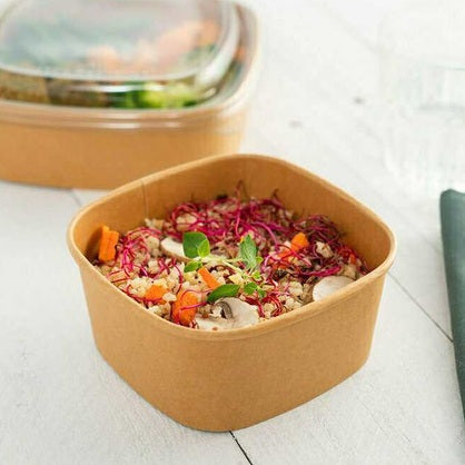 Kraft Square Bowl - Pack of 300