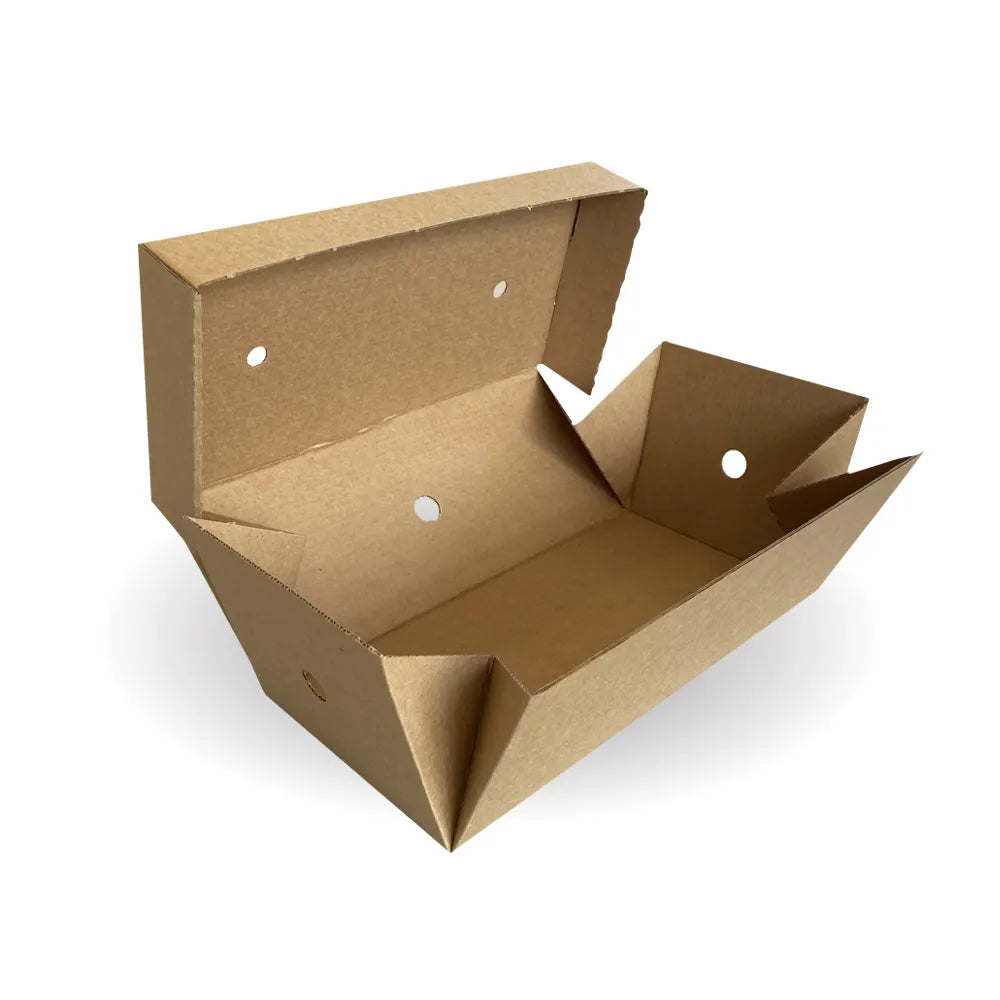 Premium Kraft Large Burger Box - Pack of 100