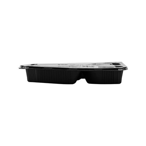 Rectangular 5-Compartment Container with Lid – 265 x 200 x 38 mm (Pack of 200)