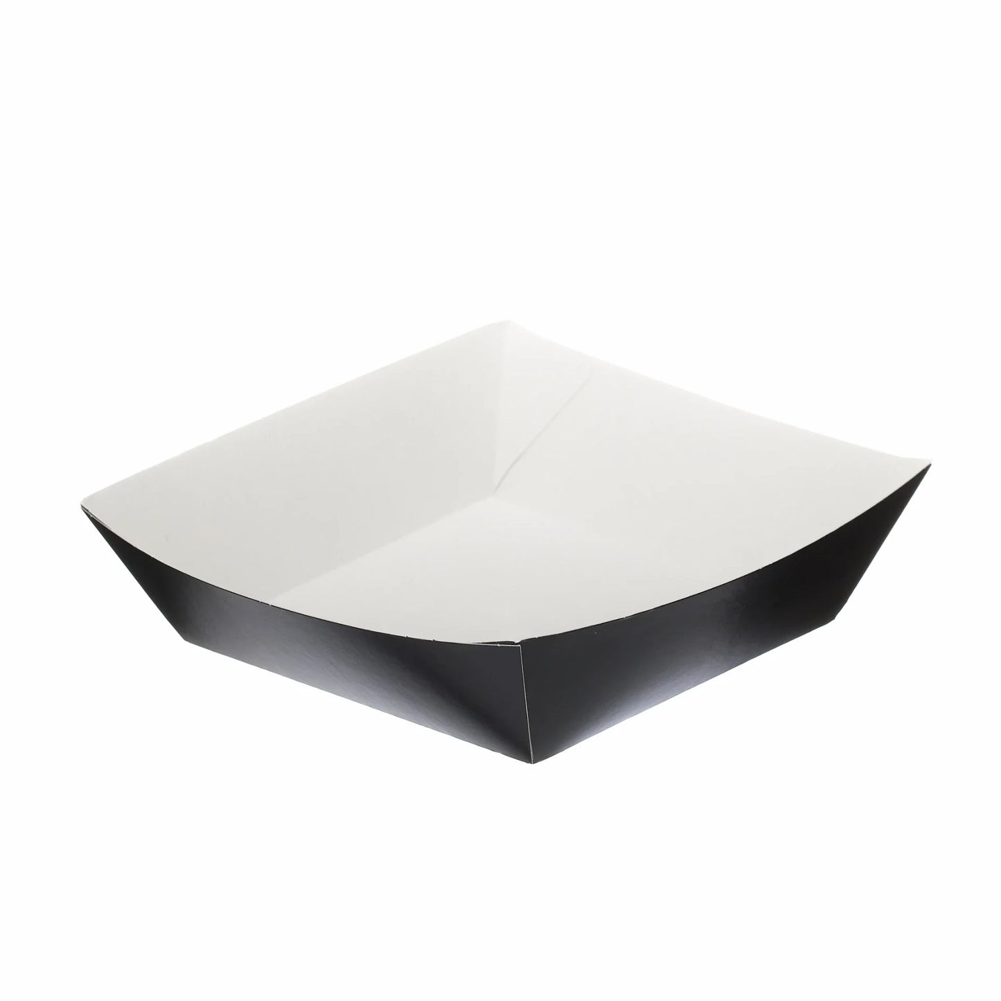 Recyclable Go-Deli Noir Black Burger Tray - Pack of 500