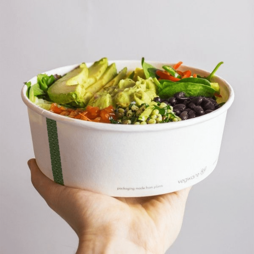 Compostable PLA-Lined Paper Food Bowl - Pack of 300