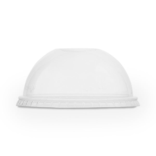 Vegware Smoothie/Milkshake Cup Dome Lid with Straw Hole – Box of 1000