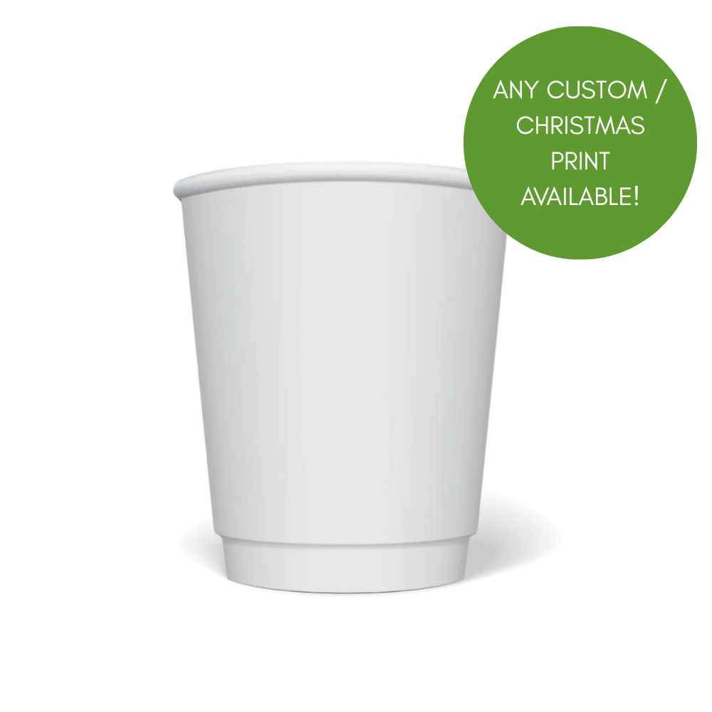 White Double Wall Paper Cup - Box of 500