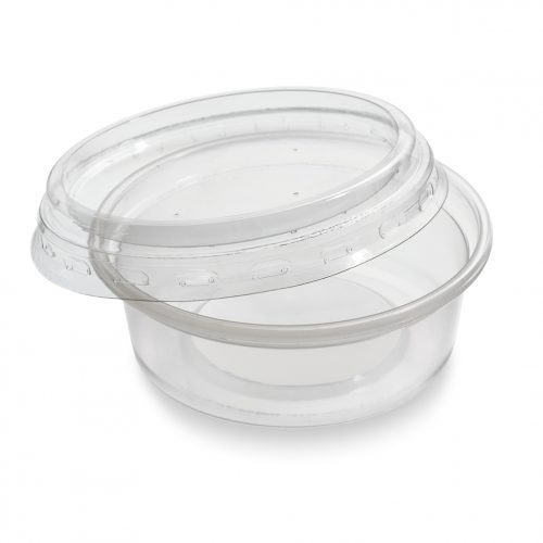 2oz Clear Portion Pot & Lid - Pack of 1000