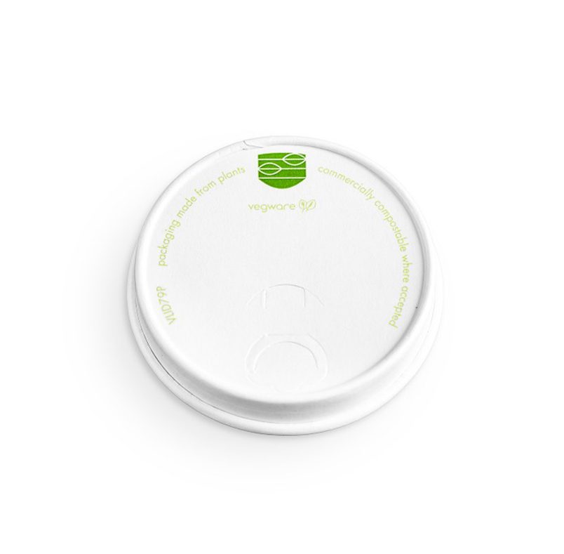 Vegware Paper Hot Cup Lid - Box of 1000
