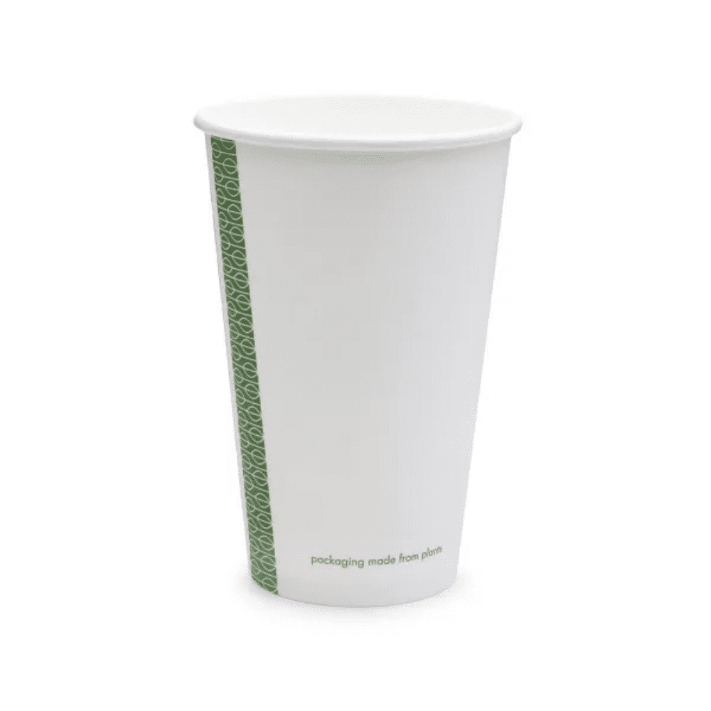 Vegware White Single Wall Cup – Box of 1000