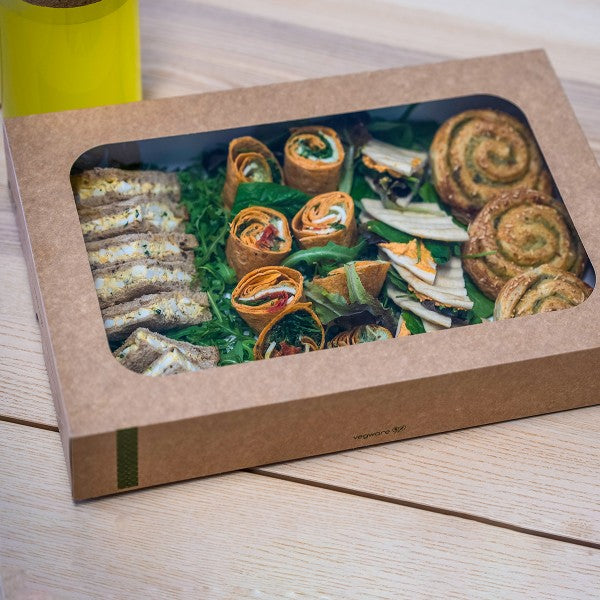 Vegware Sandwich Platter Box and Insert