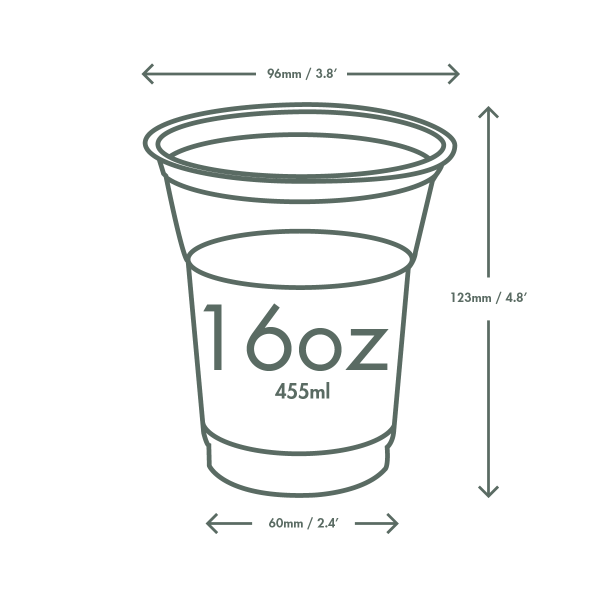 Vegware Compostable Smoothie/Milkshake Cup - Box of 1000