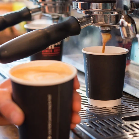 Black Double Wall Paper Cup - Box of 500