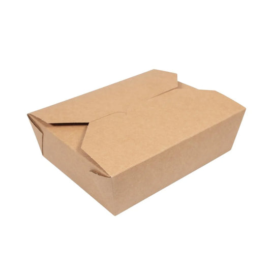 No5 Brown Compostable Leakproof Container - Box of 150