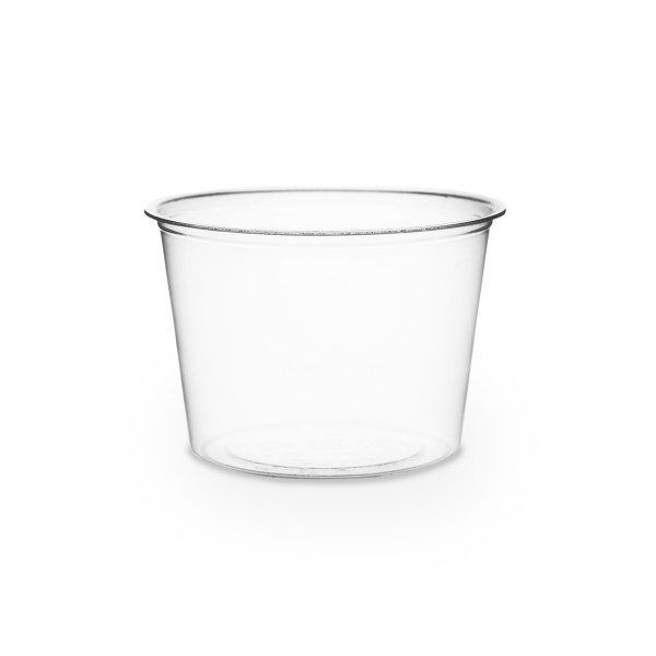 Vegware PLA Cold Portion Pot with Lids - Case of 2000